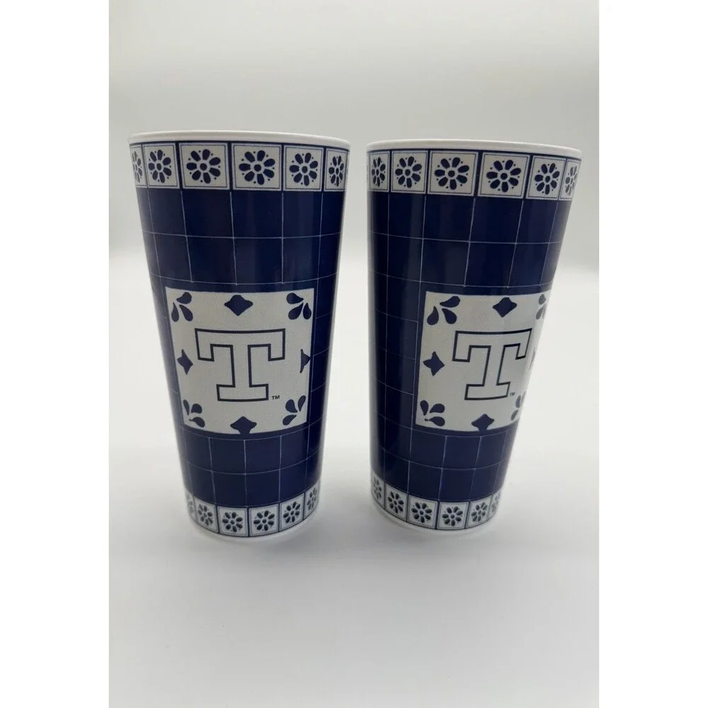 2026 Texas Rangers Whirley 32oz Cold Drink Plastic Souvenir Cup MLB - Lot of 2